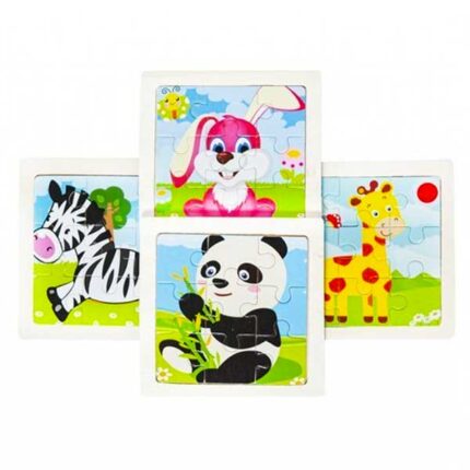Set puzzle in legno