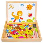 Lavagna magnetica con puzzle