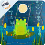 Puzzle a strati Principe ranocchio