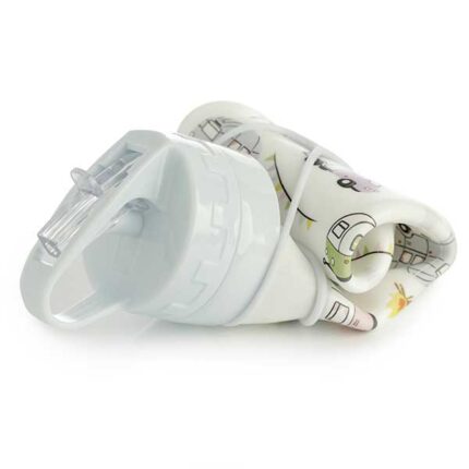 Borraccia Pieghevole in Silicone con Cannuccia - Campeggio - 600ml