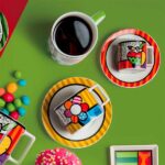 Set 2 tazze cappuccino con piattino BRITTO
