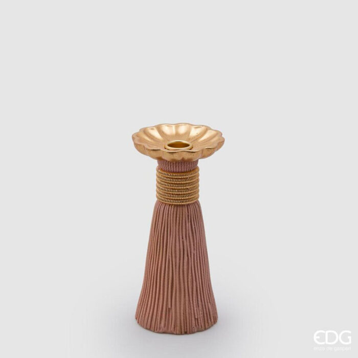 EDG Porta candela Tassel Poly h21
