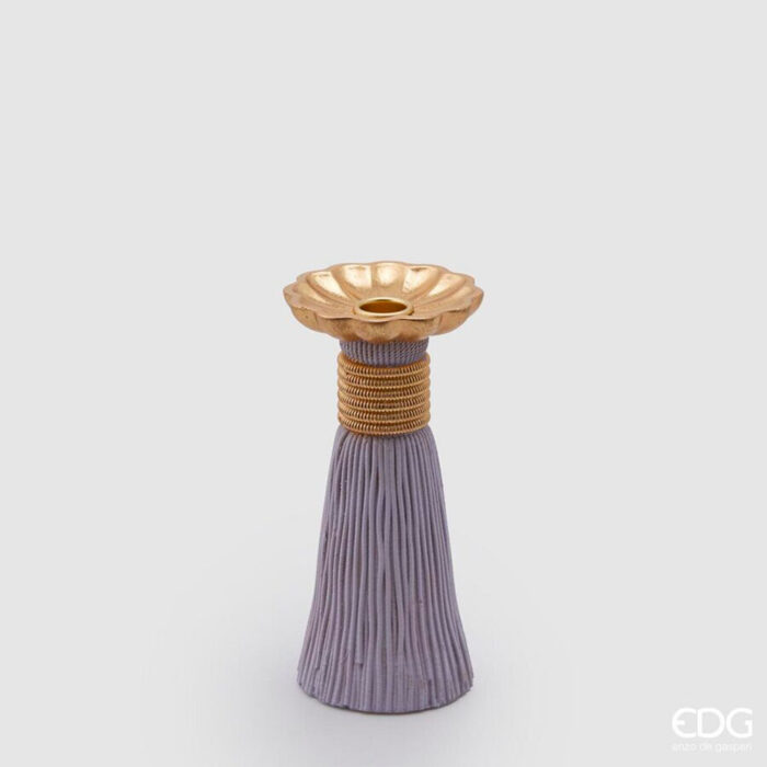 EDG Porta candela Tassel Poly h21