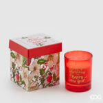 EDG Candela in Vetro con Scatola Musicale H9 Rosso